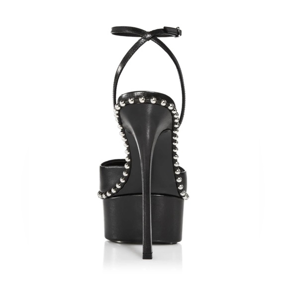Alexander Wang Nova Ankle Strap 145 Studded Platform High Heel Sandals 35.5 NEW - Picture 3 of 16
